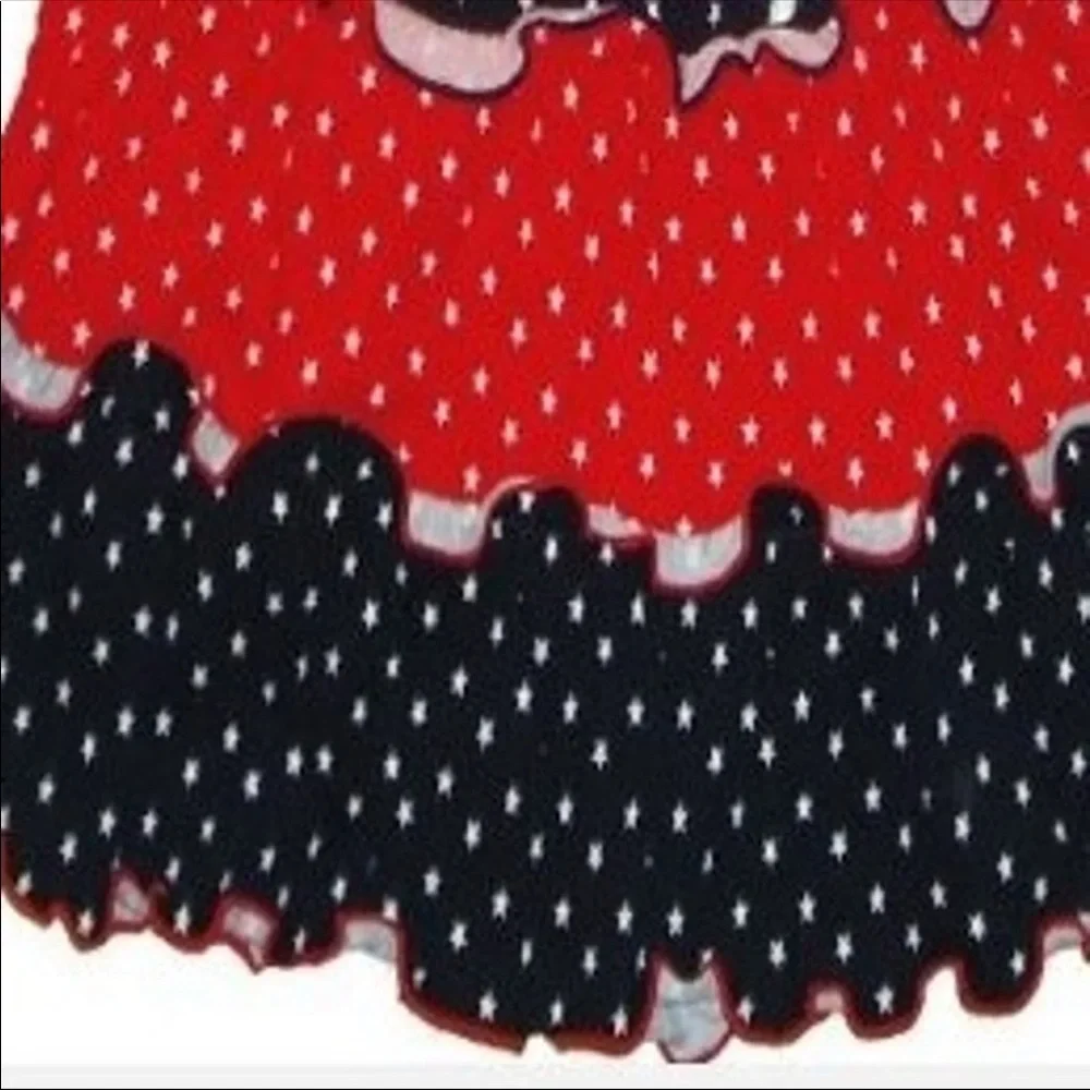 Girls Summer Dress Patriotic Outfit Red White Blue Holiday July 4th Fourth - Picture 3 of 6